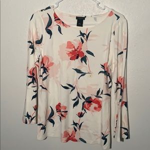 Ann Taylor floral blouse